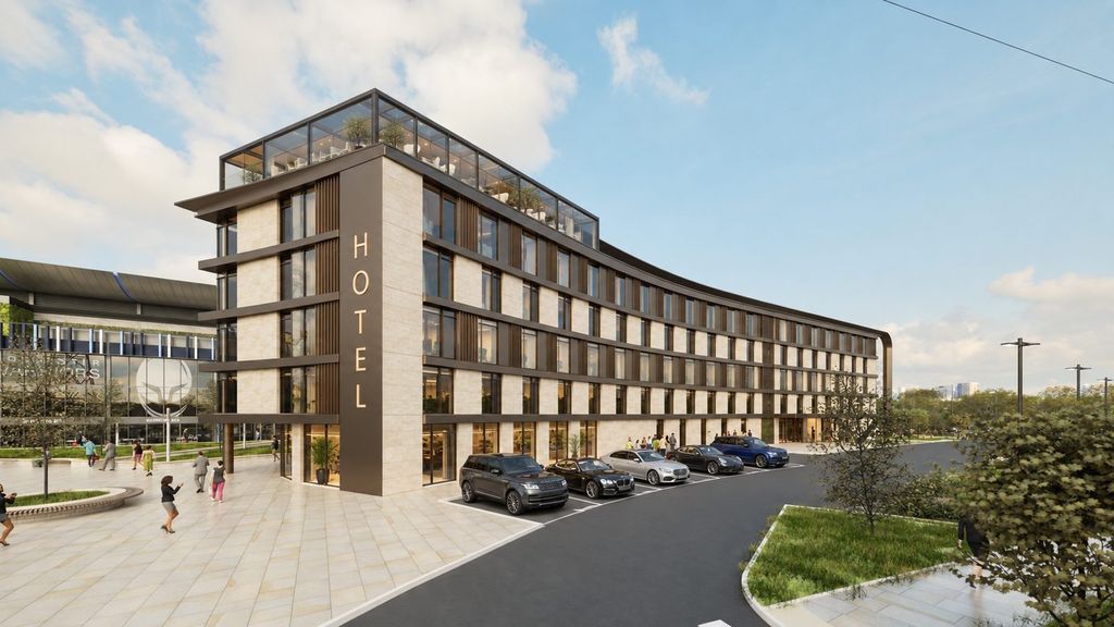 Proposed 150-bed hotel beside Sixways Stadium